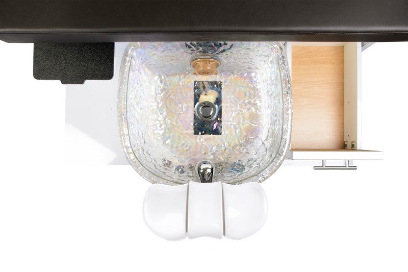 Artelli Bench PediSpa & Glass Sink w/ installation