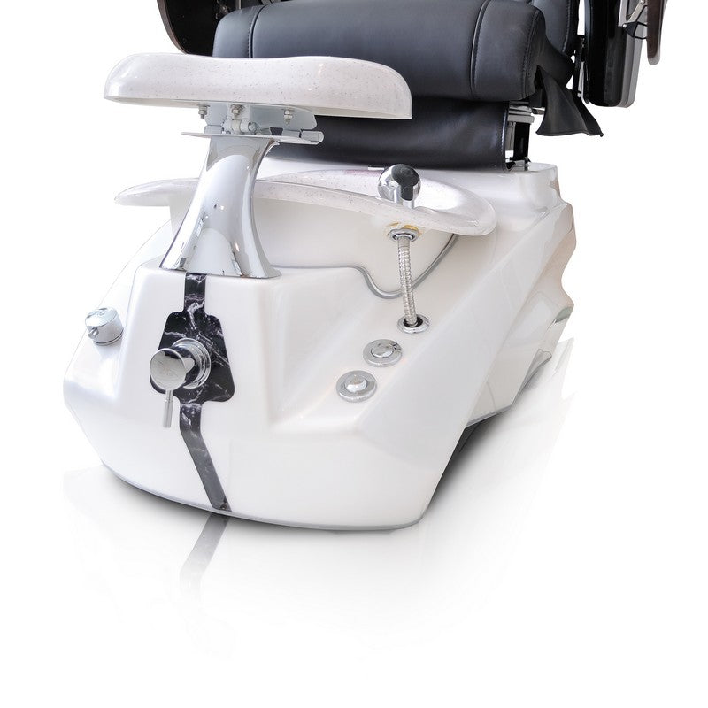 Celeste White Pearl Pedispa w/ installation