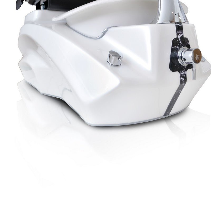 Celeste White Pearl Pedispa w/ installation