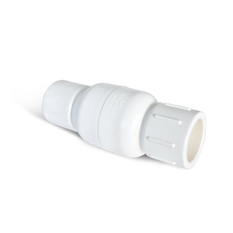 Spa Check Valve 3/4" White Spring Load