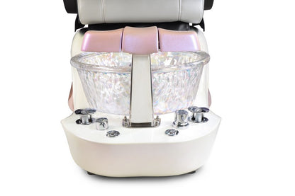 Cygnini Pink & Annulus Glass Sink w/ installation