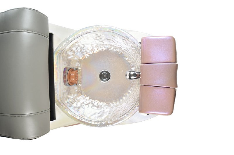 Cygnini Pink & Annulus Glass Sink w/ installation