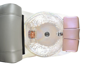 Cygnini Pink & Annulus Glass Sink w/ installation