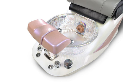 Cygnini Pink & Annulus Glass Sink w/ installation