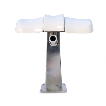 Gspa W Footrest w/ White Fiberglass Top