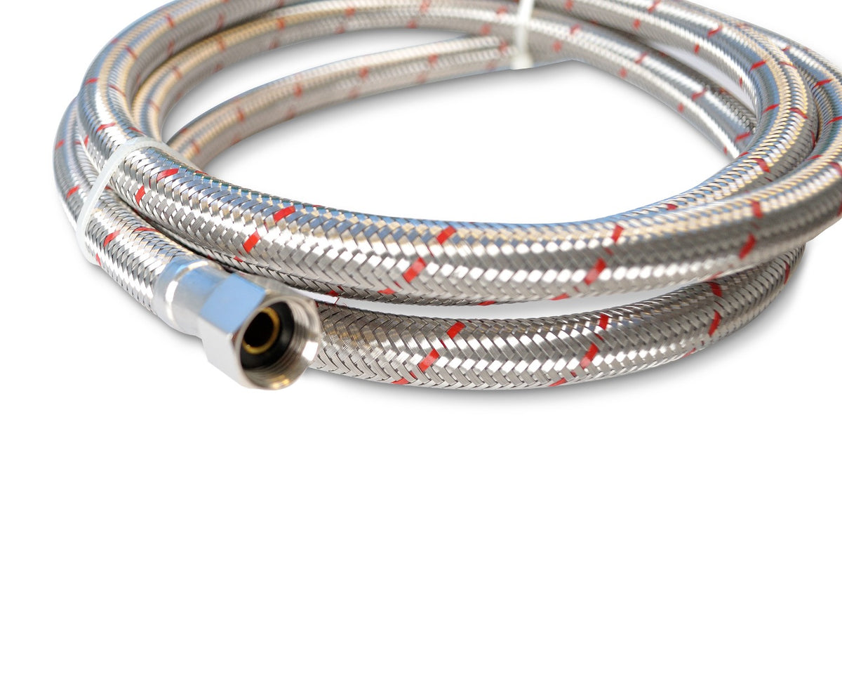 Spa Hose SS Braided - Hot Water - 8'-4