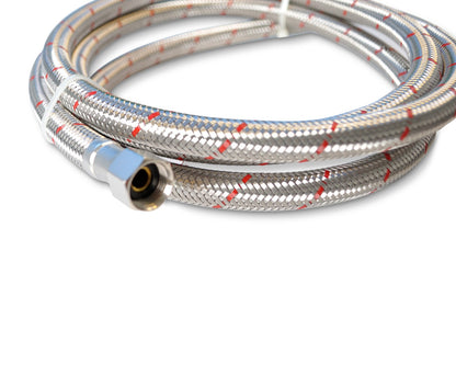 Spa Hose SS Braided - Hot Water - 8'-4