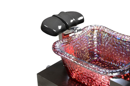 Kata GI Pedicure Spa Square Glass Sink w/ installation