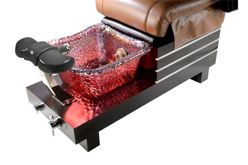 Kata GI Pedicure Spa Square Glass Sink w/ installation