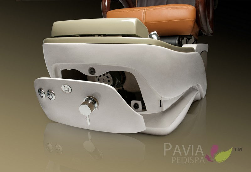 Pavia Silver Pedicure Spa w/ Installation and Jade Sink