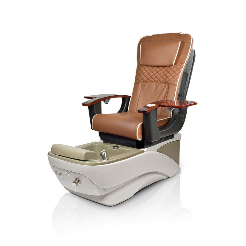 Pavia Silver Pedicure Spa w/ Installation and Jade Sink