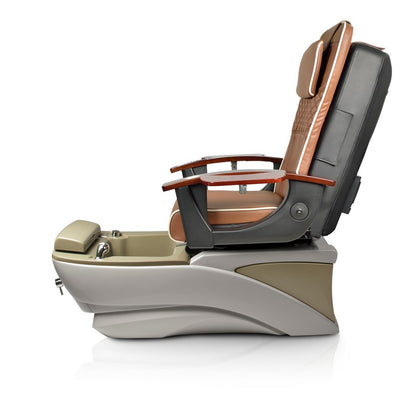 Pavia Silver Pedicure Spa w/ Installation and Jade Sink