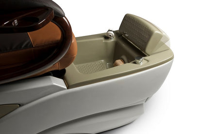 Pavia Silver Pedicure Spa w/ Installation and Jade Sink