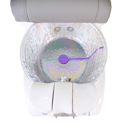 Regis Annulus Glass Sink w/ Installation – White