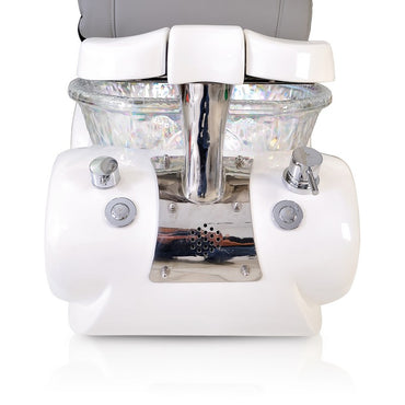 Regis Annulus Glass Sink w/ Installation – White