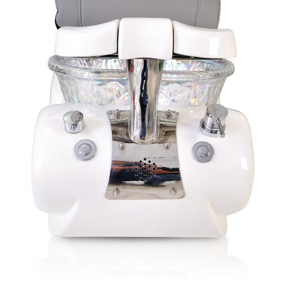 Regis Annulus Glass Sink w/ Installation – White