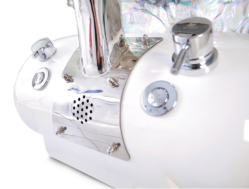 Regis Annulus Glass Sink w/ Installation – White