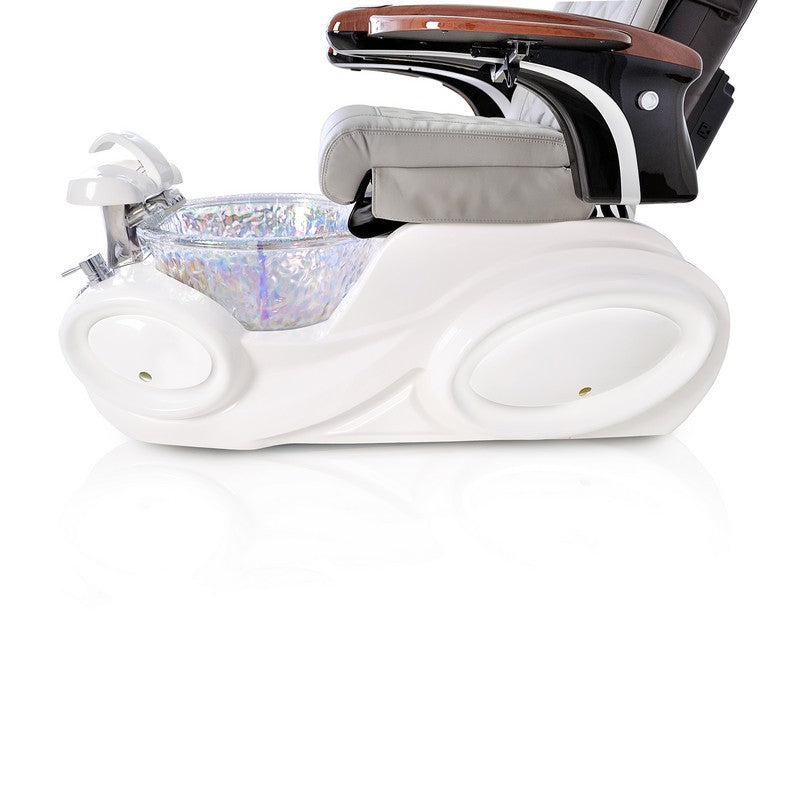 Regis Annulus Glass Sink w/ Installation – White