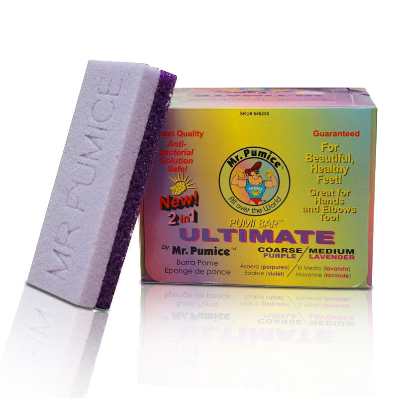 Mr Pumice Purple Ultimate (2 sided/coarse and Med) 1ct