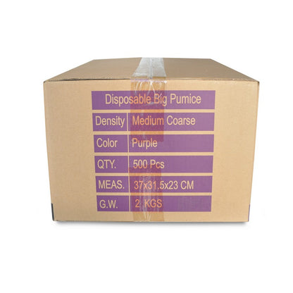 Disposable Pumice Stone Purple 500ct (coarse)