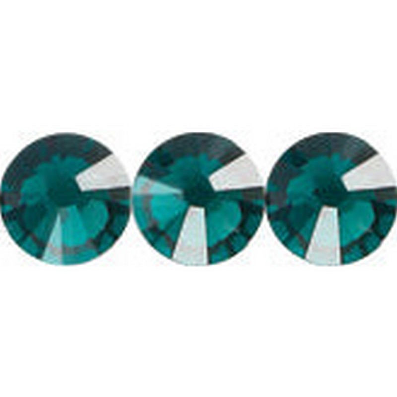 Swarovski - 2058 Xilion Flat Back - Emerald 2.65mm (144ct