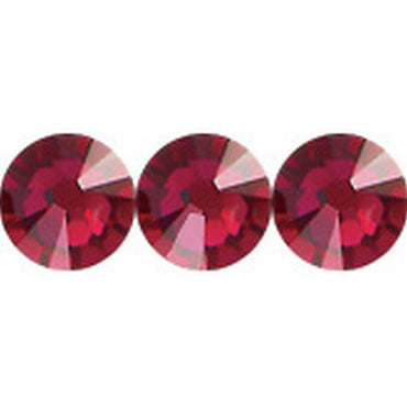 Swarovski - 2058 Xilion Flat Back - Ruby 2.65mm (144ct)