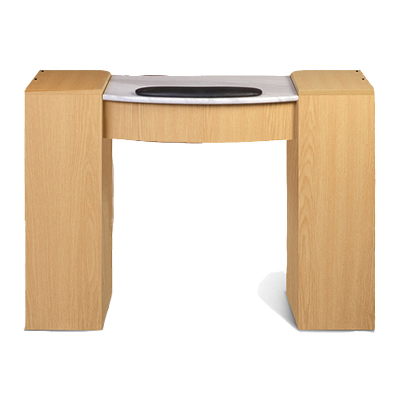 Classic Single Nail Table - Natural Oak