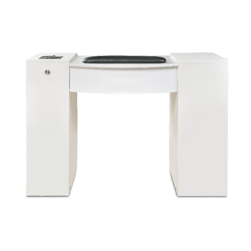 Classic Single Nail Table - White