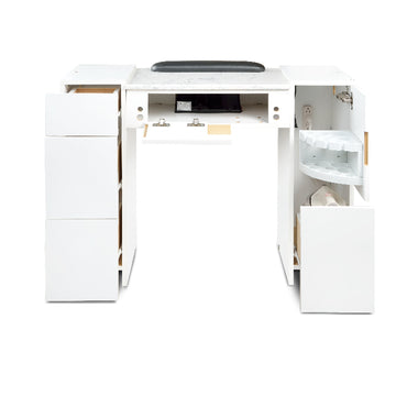 Classic Single Nail Table - White