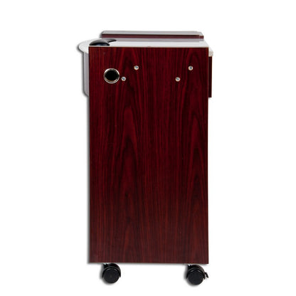 Classic Space Saver Nail Table - Mahogany