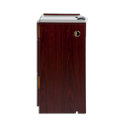 Classic Space Saver Nail Table - Mahogany