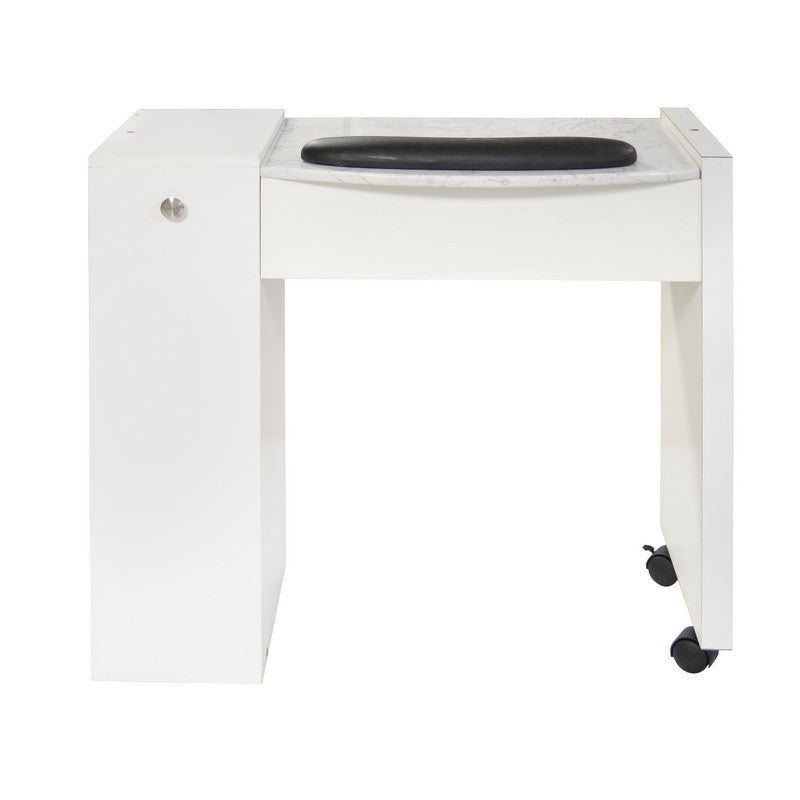 Classic Space Saver Nail Table - White