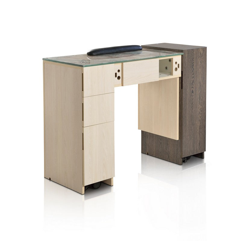 Ion Single Nail Table - Nancy Elm & Gorgeous Wenge