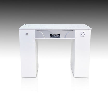 Luxus LED Table - Brushed Silver