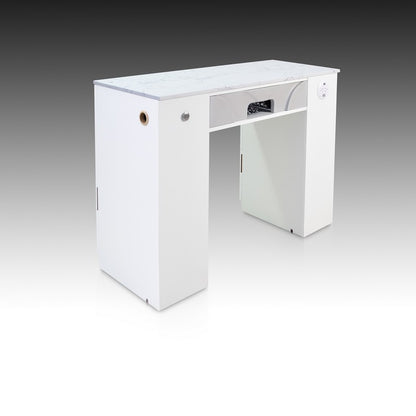 Luxus LED Table - Brushed Silver