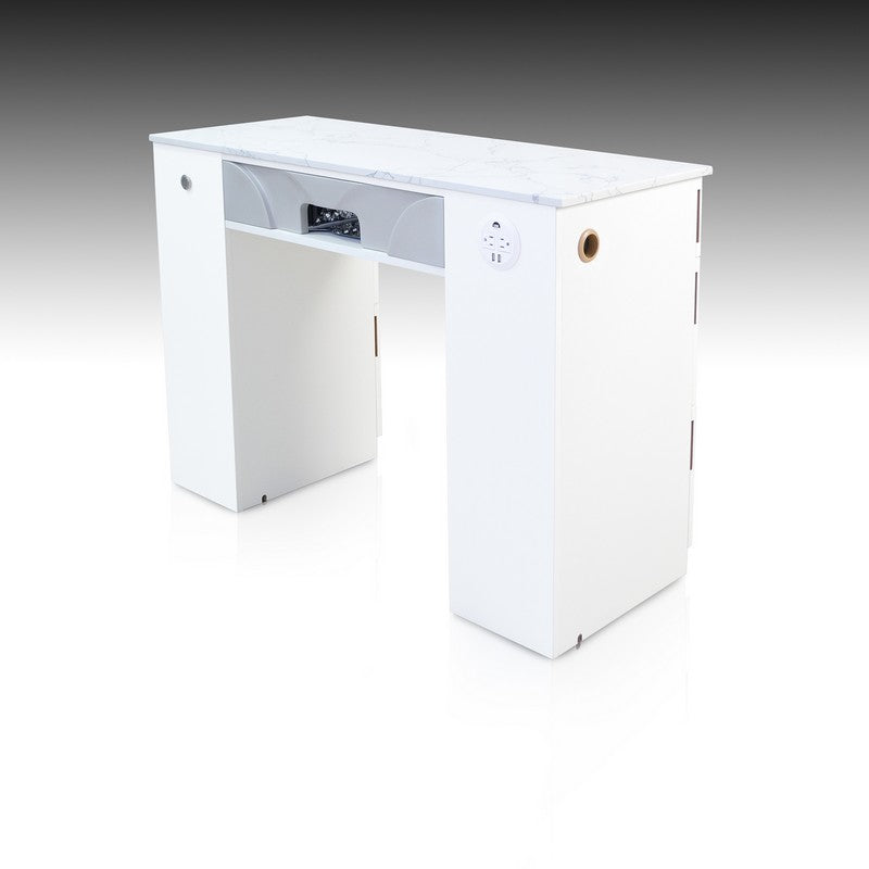 Luxus LED Table - Brushed Silver