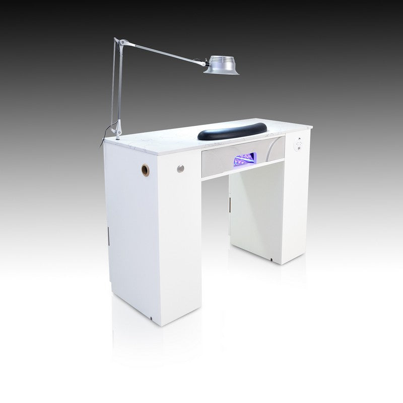 Luxus LED Table - Brushed Silver