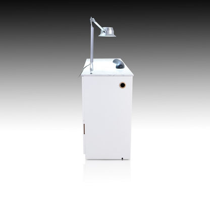 Luxus LED Table - Brushed Silver