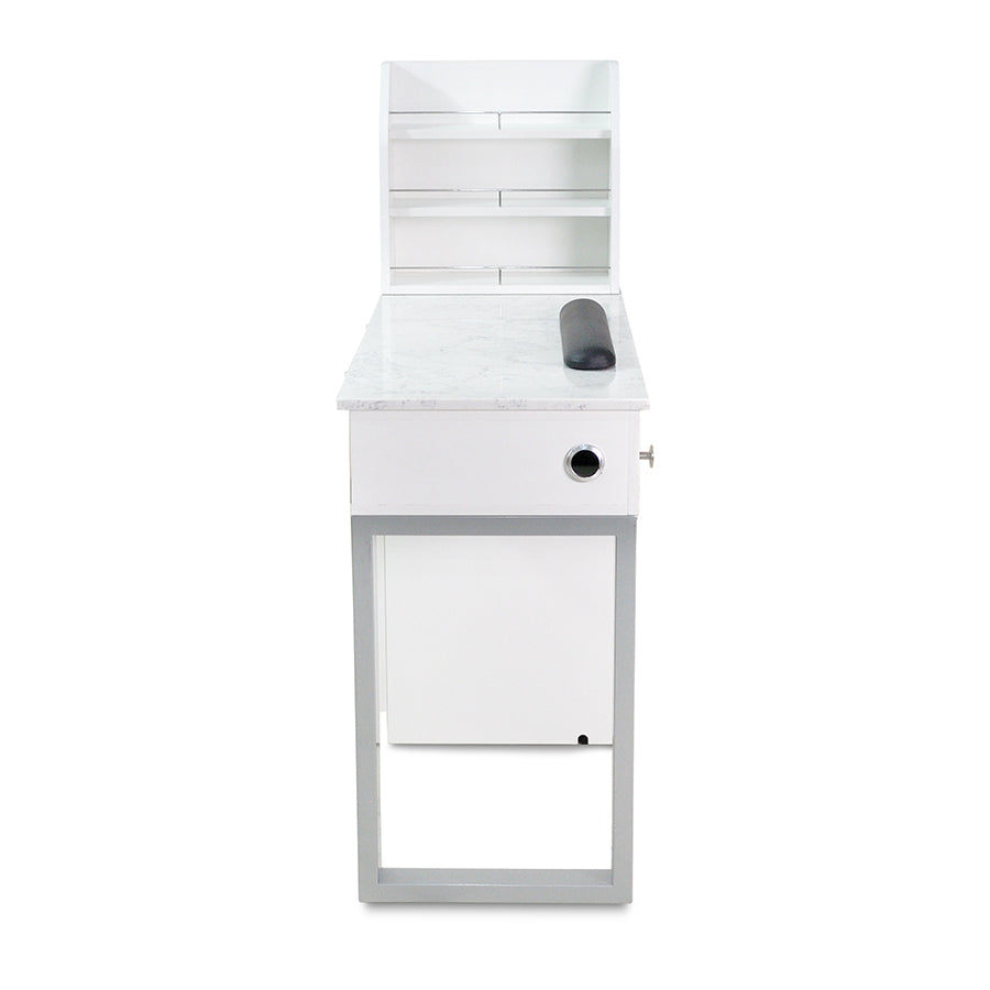 Regis Nail Table Marble Top Single-3