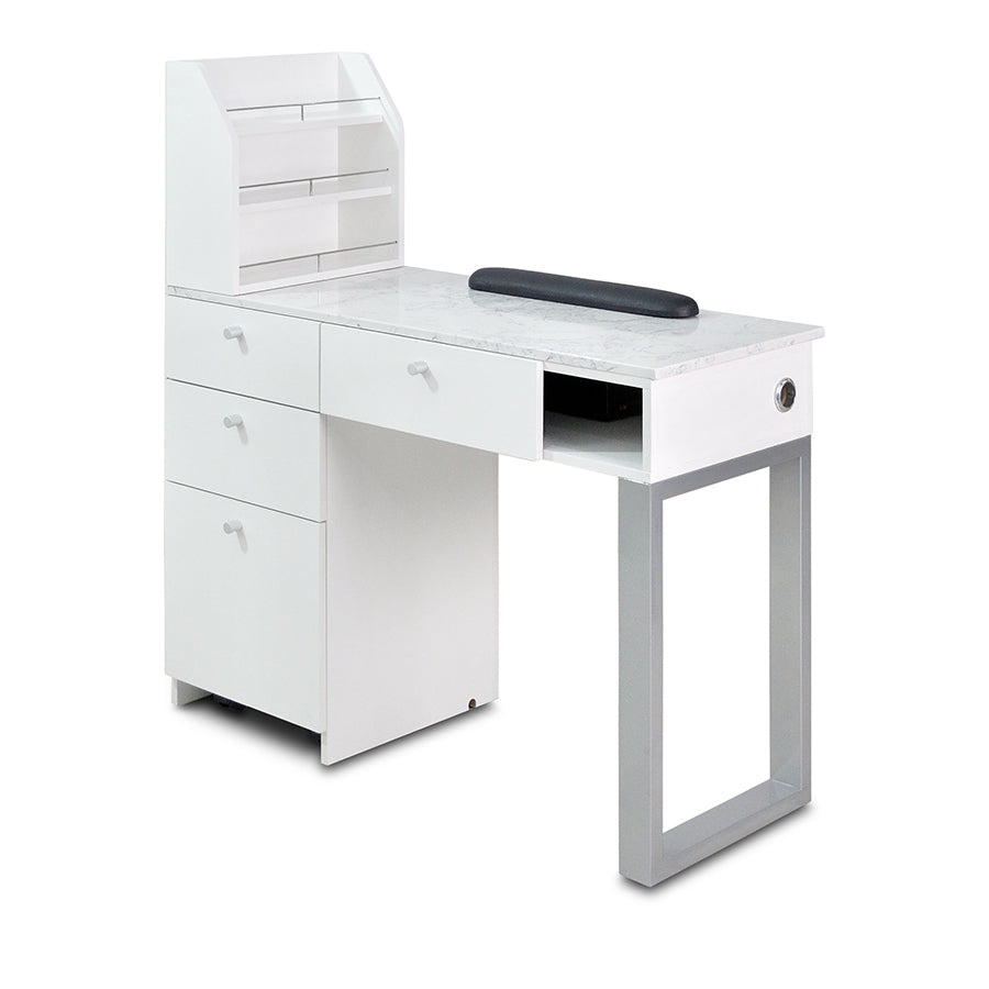 Regis Nail Table Marble Top Single-6