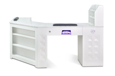 Regis Nail Tables & Corner with Marble Tops-2