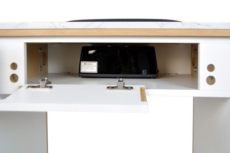 Voltron Nail Table - New Age Oak