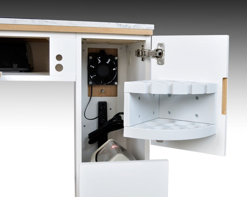 Voltron Nail Table - New Age Oak