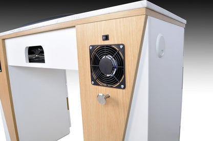 Voltron Nail Table - New Age Oak