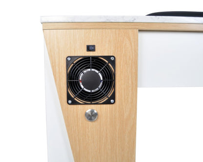Voltron Nail Table - New Age Oak