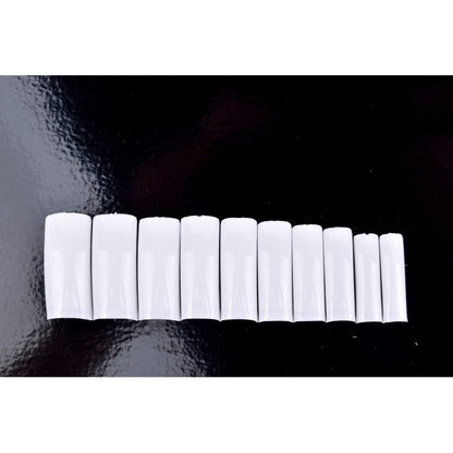 ANS French Square Tip - White - #01-10 - 500pcs