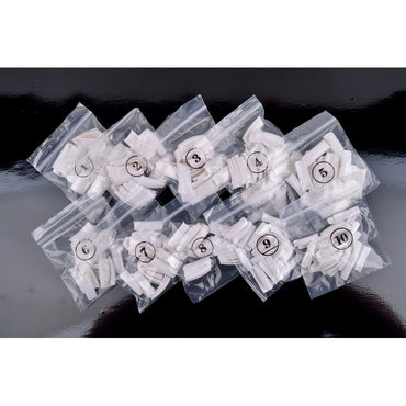 ANS French Square Tip - White - #01-10 - 500pcs