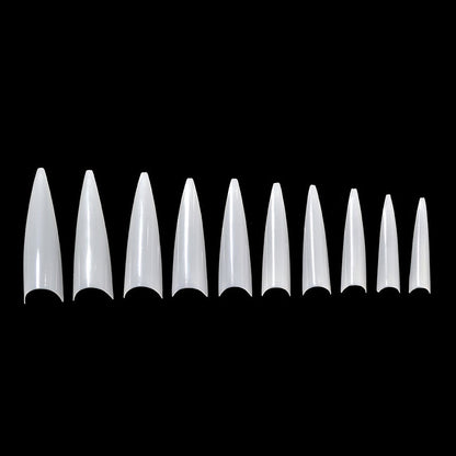 ANS French Stiletto - Natural - #00 - 09 - 500pcs
