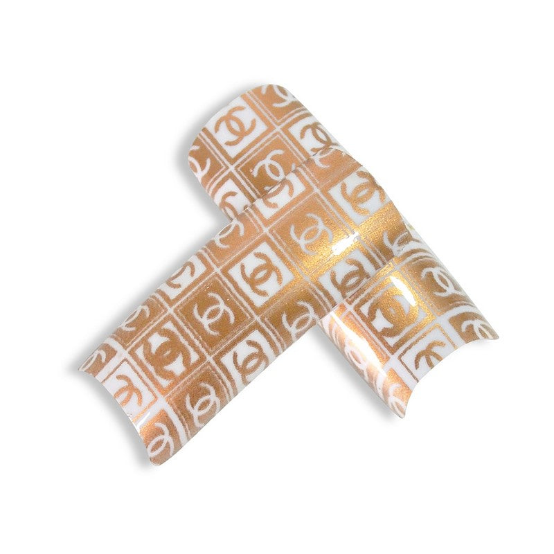 Tip Beyond Design (70pcs/bx) DYD2-2 Designer White and Gold