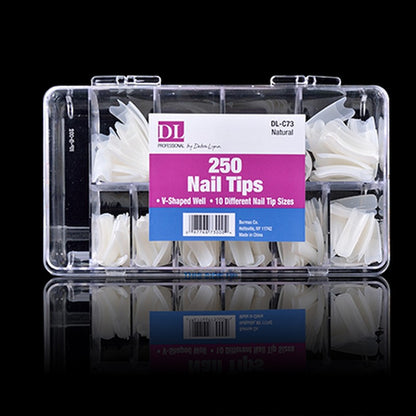 DL Pro - Natural Nail Tip Kit - 250pcs